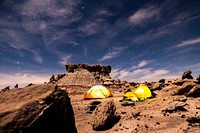 Campout at Devils Playground Night Sky. Original public domain image from Flickr