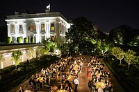 #USAxAUSView of the Rose Garden during the State Dinner for Australia’s Prime Minister Scott Morrison Friday, Sept. 20, 2019, at the White House. (Official White House Photo by Keegan Barber). Original public domain image from Flickr