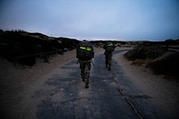 The 229th Military Intelligence Battalion, the Defense Language Institute’s top drill sergeant at the Presidio of Monterey on July 11. Original public domain image from Flickr