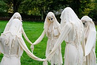 Spooky Halloween decorations. Free public domain CC0 photo.