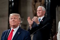 State of the Union 2020, President Donald J. Trump delivers his State of the Union address Tuesday, Feb. 4, 2020, in the House Chamber in the U.S. Capitol in Washington, D.C.. (Official White House Photo by D. Myles Cullen). Original public domain image from Flickr