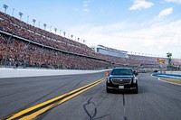 President Trump and the First Lady at the NASCAR Daytona 500 Race