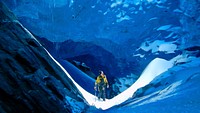 Ice cave in Alaska. (Forest Service photo by Adam DiPietro). Original public domain image from <a href="https://www.flickr.com/photos/usforestservice/49643268593/" target="_blank" rel="noopener noreferrer nofollow">Flickr</a>