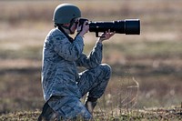 USARAK goes airborne at JBERU.S. Air Force Airman 1st Class Emily Farnsworth, a photojournalist with the 673d Air Base Wing Public Affairs, documents Army paratroopers with the 4th Infantry Brigade Combat Team (Airborne), 25th Infantry Division, U.S. Army Alaska, as they conduct airborne training at Malemute Drop Zone on Joint Base Elmendorf-Richardson, Alaska, May 13, 2020. The Spartan Brigade continues to support mission readiness by training to retain current qualification throughout the division. The focus on readiness demonstrates the installation’s resiliency and posture for the future throughout the COVID-19 pandemic. (U.S. Air Force photo by Alejandro Peña). Original public domain image from Flickr