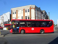 Whilst London's dual doorway buses were able to close the front doorway* with boarding passengers required to do so at the middle doorway, this was not possible on the few routes that use single door buses.
