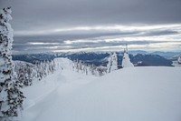 Mount Brown in Winter. Original public domain image from <a href="https://www.flickr.com/photos/glaciernps/49964625131/" target="_blank" rel="noopener noreferrer nofollow">Flickr</a>
