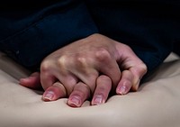 BALTIC SEA. Information Systems Technician 2nd Class Ibbel Bustillos, assigned to the Blue Ridge-class command and control ship USS Mount Whitney (LCC 20), performs CPR on a training dummy during a CPR training on the ship while in the Baltic Sea, June 6, 2020.