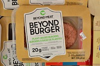 Beyond meat patty, location unknown, 12/08/2020