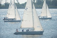 ANNAPOLIS, Md. (July 29, 2020) Midshipmen 4th Class, or plebes, from the United States Naval Academy Class of 2024 complete sailing training during Plebe Summer, a demanding indoctrination period intended to transition the candidates from civilian to military life.