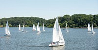 ANNAPOLIS, Md. (July 29, 2020) Midshipmen 4th Class, or plebes, from the United States Naval Academy Class of 2024 complete sailing training during Plebe Summer, a demanding indoctrination period intended to transition the candidates from civilian to military life.