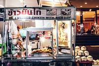 Street food in Bangkok, Thailand, Asia.