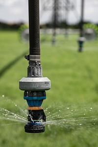 Subsurface drip irrigation system nozzle.