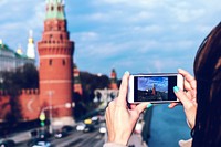 Tourist at Kremlin, Russia. Free public domain CC0 photo.