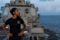 USS Halsey Conducts Resiliency Operations