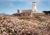 The Piedras Blancas Light Station, California’s central coast. Original public domain image from Flickr