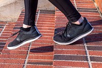 Running shoes, footwear & apparel. Free public domain CC0 photo.