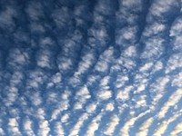 Cloudy sky background. Free public domain CC0 iamge.