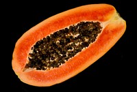 Papaya. Original public domain image from Flickr