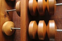 Closeup of Soda Hall abacus 