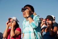 May 20, 2012 Eclipse Viewing at Arches. Credit: NPS/Neal Herbert. Original public domain image from Flickr