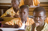 Ghana school children. School children during English class in Accra, Ghana. (USAID/A. Kauffeld). Original public domain image from Flickr