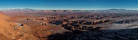 Growing Shadows at Grand View Point Trail. Original public domain image from Flickr