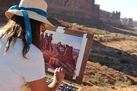 Plein Air Contest. Credit: NPS/Kait Thomas. Original public domain image from Flickr