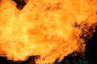 Blazing flame background. Original public domain image from Flickr