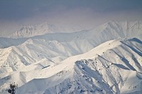 Winter mountains. Original public domain image from Flickr