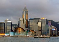 Convention Centre Hong Kong. Original public domain image from Flickr