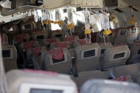 Asiana Flight 214 - Interior view of damage. Original public domain image from Flickr