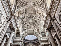 Ceiling of the Pantheon, Paris.