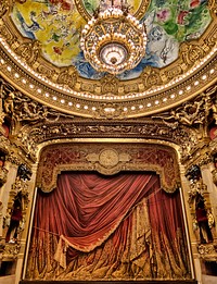 The Opera Garnier in Paris. Free public domain CC0 image.