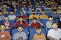 Students participate in the Physics Fest at Thomas Jefferson National Accelerator Facility. Original public domain image from Flickr