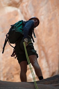 Arches Canyoneering. Credit: NPS/Neal Herbert. Original public domain image from Flickr