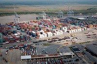 Containers at Savannah Port