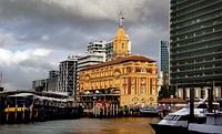 The Ferry Building is one of the most imposing port buildings in New Zealand, and testimony to the importance of water transport in early twentieth-century Auckland.