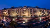 Semi-fisheye view of the U.S. Department of Agriculture (USDA), South Building at 1400 Independence Ave. in Washington, D.C. on Tuesday, Nov. 26, 2013.