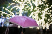 Rainy Japanese city, background photo. Free public domain CC0 image.