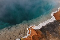 Black Pool at West Thumb Geyser Basin. Original public domain image from Flickr