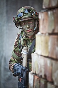 VARPALOTA TRAINING AREA, Hungary - Saker Falcon is a multinational training exercise involving roughly 200 Soldiers from U.S. Army Europe's 12th Combat Aviation Brigade, two Dutch Air Assault battalions, and Hungarian military forces. 