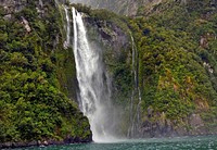 The Stirling Falls Milford Sound.
