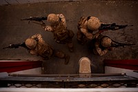 U.S. Marines with India Company, 3rd Battalion, 3rd Marine Regiment practice clearing rooms during training at the Pohakuloa Training Area in Hawaii July 22, 2014, as part of Rim of the Pacific (RIMPAC) 2014.