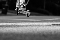 Man on skateboard. Free public domain CC0 photo.