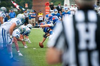 Secretaries Cup 2014 : NEW LONDON, Conn -- The U.S. Coast Guard Academy and the Merchant Marine Academy participated in the annual Secretaries Cup, Sept. 13, 2013.The Secretaries Cup is an annual NCAA Division III athletics college football game between the Coast Guard Academy and the Merchant Marine Academy.U.S. Coast Guard photo by Petty Officer 3rd Class Richard Brahm. Original public domain image from Flickr