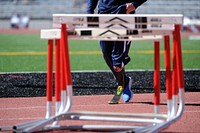 Running track. Original public domain image from Flickr