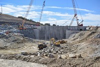 Addicks and Barker dams project team visits Folsom Dam auxiliary spillway