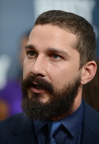Actor Shia Labeouf, who plays the part of &ldquo;Bible/Boyd Swan&rdquo;, gives interviews with the media on the &ldquo;Red Carpet&rdquo; during the world premiere of the movie Fury at the Newseum in Washington D.C. Original public domain image from <a href="https://www.flickr.com/photos/dodnewsfeatures/15595311152/" target="_blank">Flickr</a>
