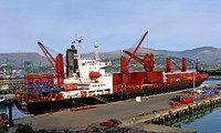 Chengtu. Cargo vessel. Original public domain image from Flickr