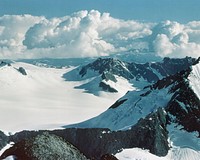 View of mountains at Snettisham project.